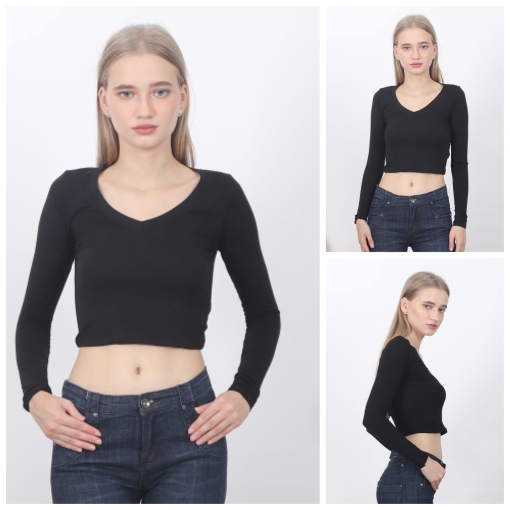 BLOUSE ATASAN CROPTOP BRANDED EXPORT TERMURAH