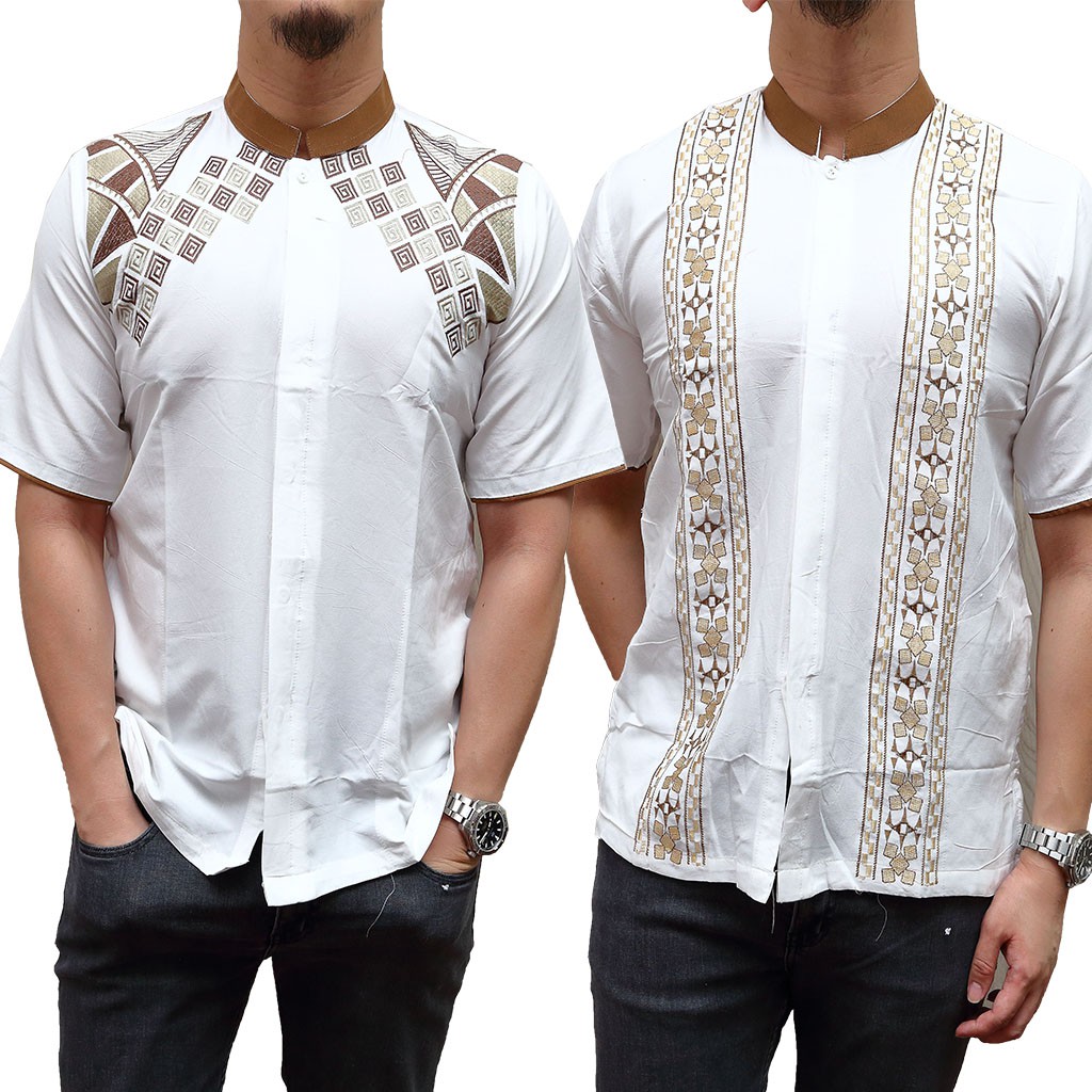 Oppa Style Shop NEW BAJU KOKO MUSLIM PUTIH LENGAN PENDEK Oppa Style Shop NEW BAJU KOKO MUSLIM PUTIH LENGAN PENDEK