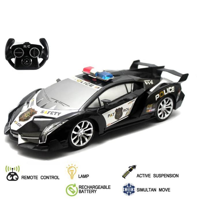 HOT PROMO MAINAN REMOTE CONTROL RC SUPERIOR LAMBORGHINI POLICE SERISES TERBAIK