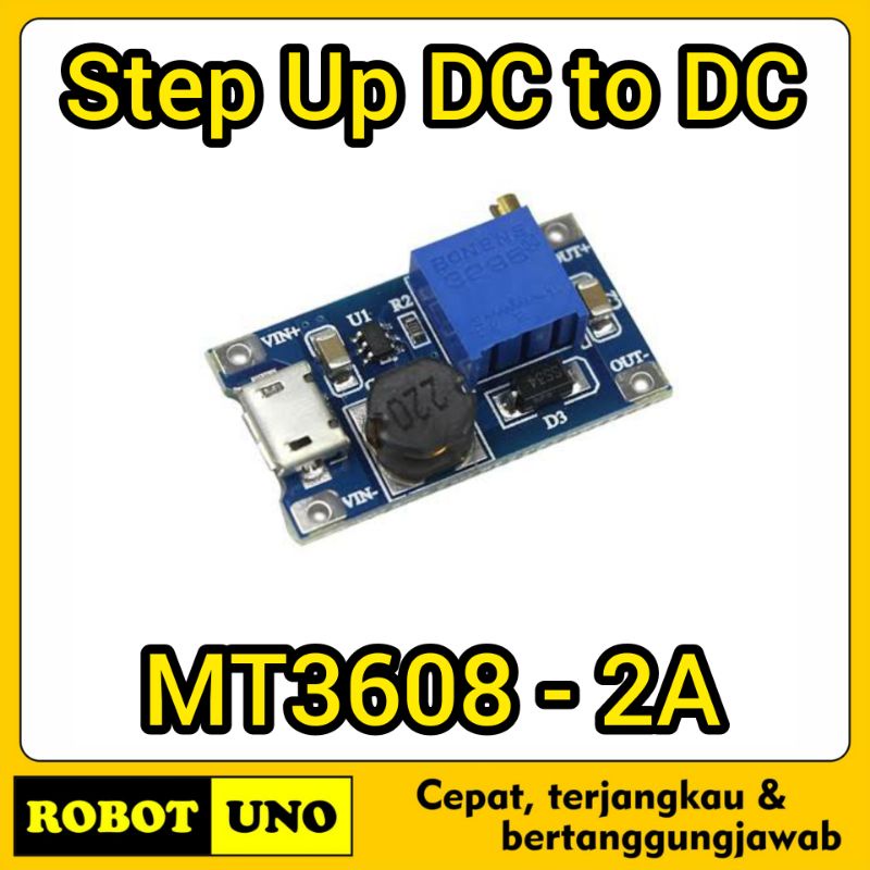 MT3608 Step Up Micro USB MT3608 DC to DC Adjustable 2A Step Up MT 3608