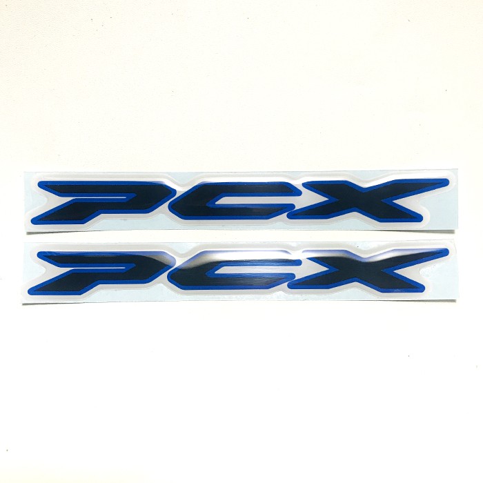 Stiker Timbul HONDA PCX125 PCX150 Warna Biru Hitam Timbul Lentur 3D