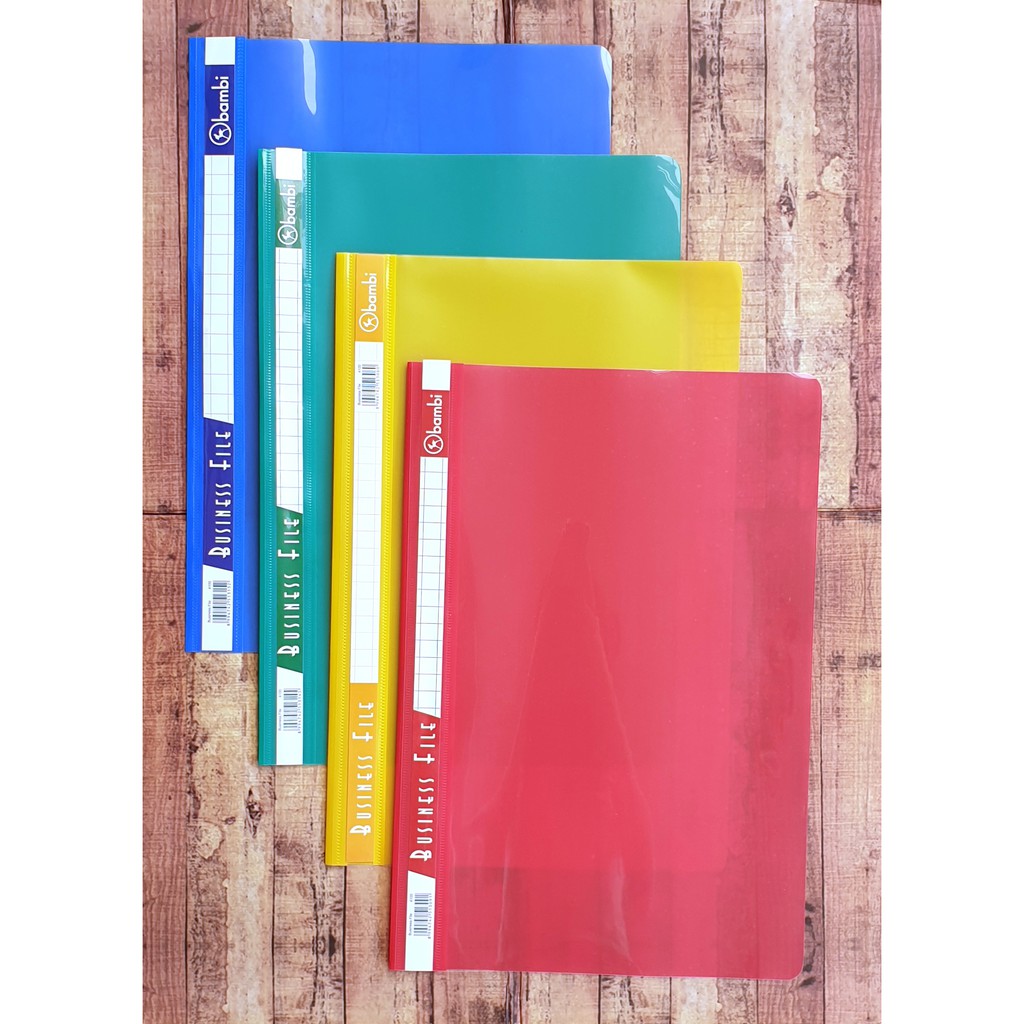 1 Lusin Business File BAMBI Warna Ukuran Folio - Map Acco - Durable Acco