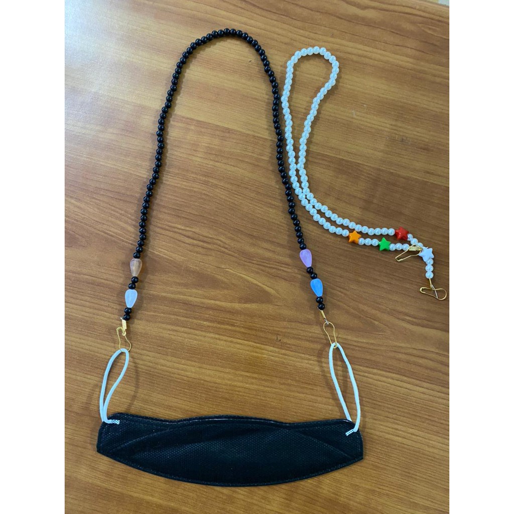 Tali Masker Mutiara / Gantungan Masker / tali masker korea / kalung mutiara