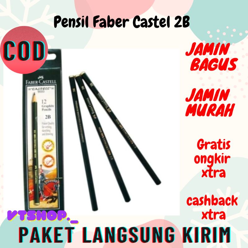 

V89 - pensil faber castel 2B