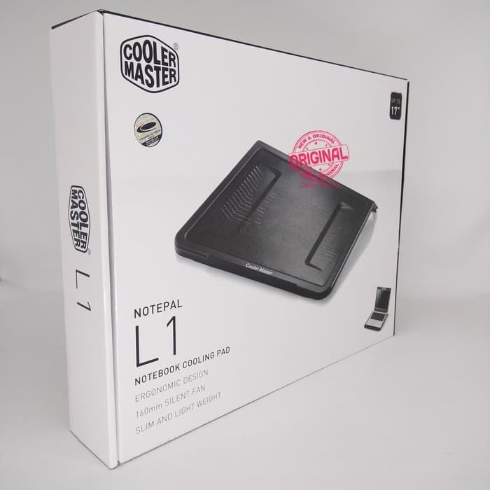 Cooling Pad Cooler Master Notepal L1 - Notebook Cooler Fan - Laptop Fan