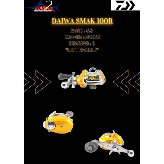 REEL PANCING / KATROL PANCING / KATROL DAIWA / DAIWA SMAX 100 R