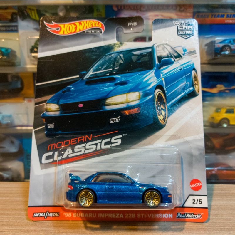 Hot Wheels 98 Subaru Impreza 22B STi-Version - Modern Classics - Premium