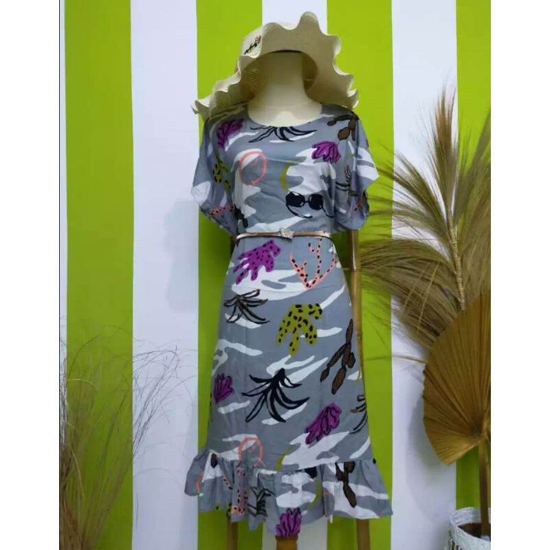 Daster ruffle viral | Daster kaktus resleting | Daster | Daster wanita | Fashion | Fashion Wanita