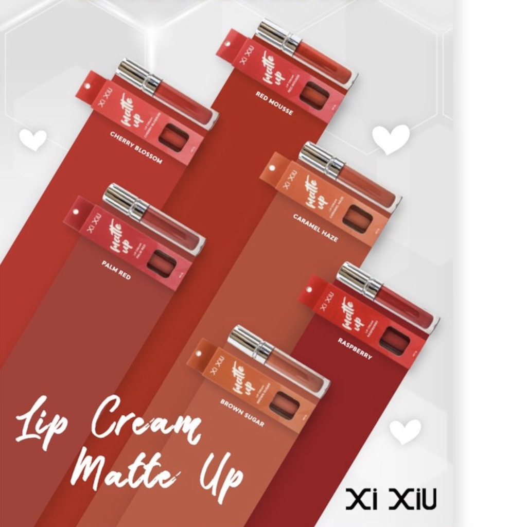 [Per Batang] Lipcream Xi Xiu Matte Up Original BPOM