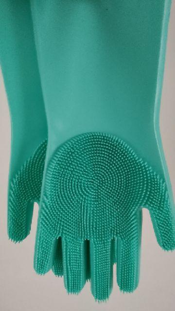 Silicone Dishwashing Gloves Magic Glove Sarung Tangan Cuci Piring