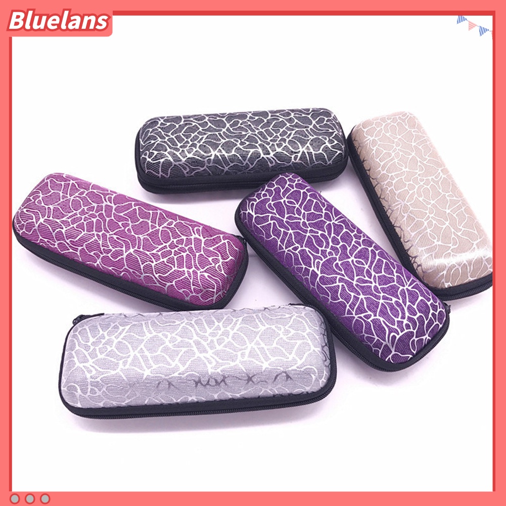 Bluelans Portable Crush Resistant Sun Glasses Spectacles Case Zipper Storage Box Holder