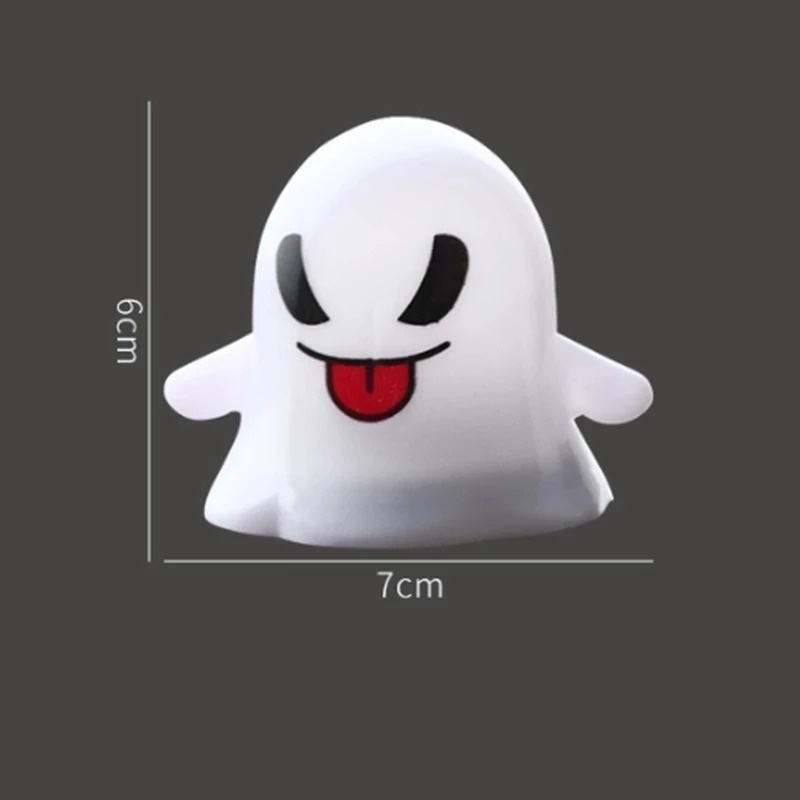 Lampu Malam LED Warna-Warni Bentuk Emoticon Untuk Dekorasi Halloween