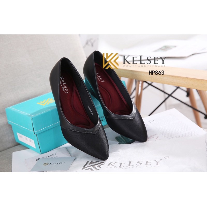 (GRATIS ALAS KAKI) Kelsey Sepatu Heels Wanita HP863 Sepatu Heels Import