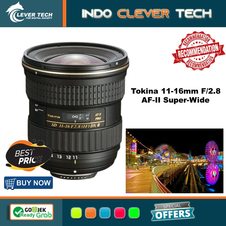 Tokina 11-16mm F/2.8 AF-II Super-Wide Lens for Sony