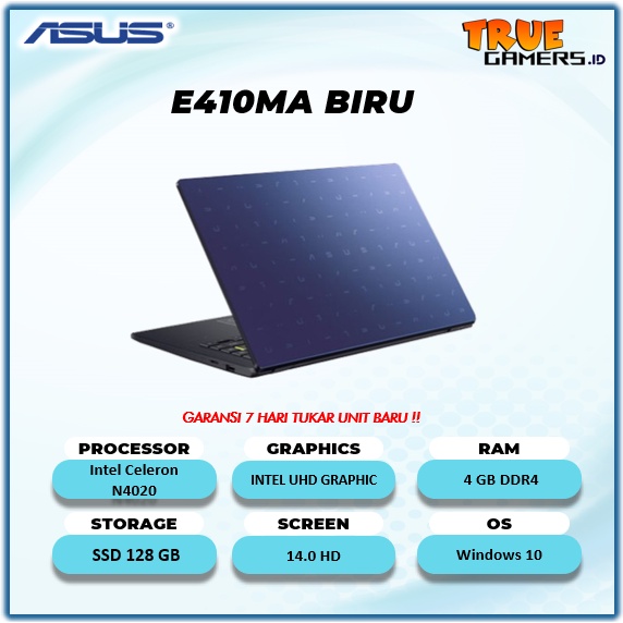 Laptop Asus Vivobook E410MA&L510MA N4020 4GB 128GB-512GB Win10 14.0
