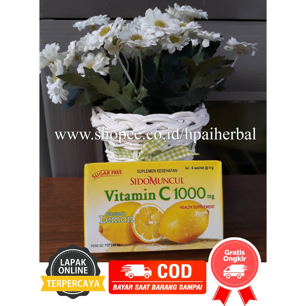 

VITAMIN C 1000 MG SIDOMUNCUL SUPLEMEN DAYA TAHAN TUBUH DEWASA ANAK