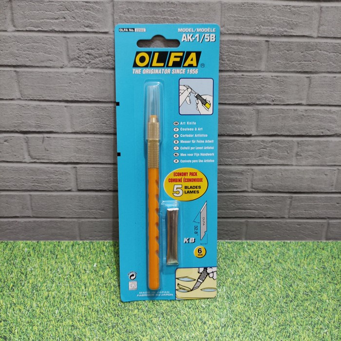 

Segera Miliki Cutter Ak-1/5B Art Knife With 5 Blades Olfa Murah