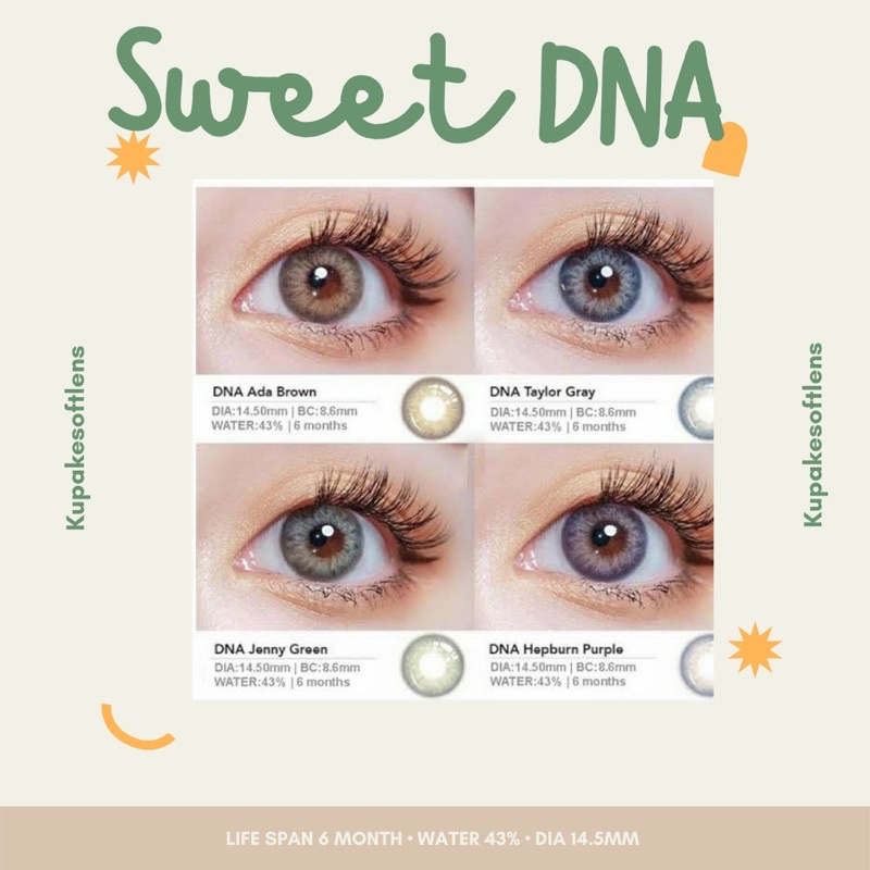 KUPAKESOFTLENS Sweet DNA Natural Softlens By Urban Factory