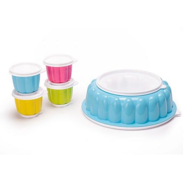 

Tuperware Jello Set Cetakan Jelly Puding 4pcs