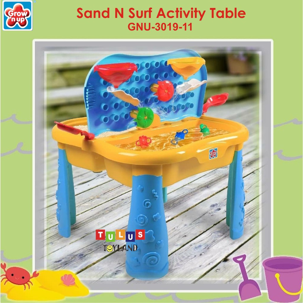 Grow N Up Sand N Surf Activity Water Table GNU Mainan Bak Pasir Air Aktifitas Anak Pantai Edukatif