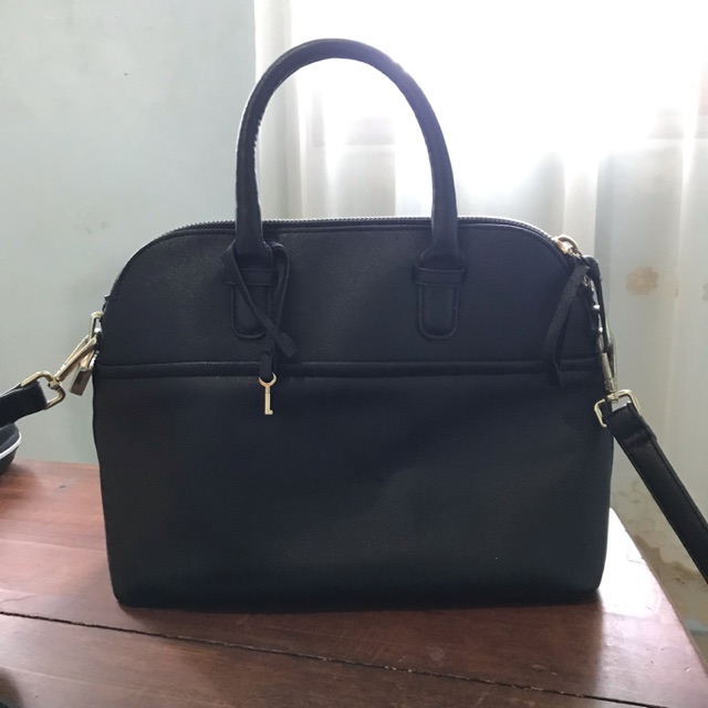 Zara Satchel Bag Black