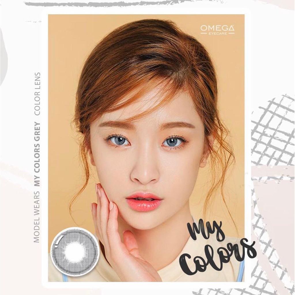 [PROMO BUNDLE] SOFTLENS MY COLORS OMEGA 15MM - NORMAL + 1 PASANG SOFTLENS RANDOM - NORMAL