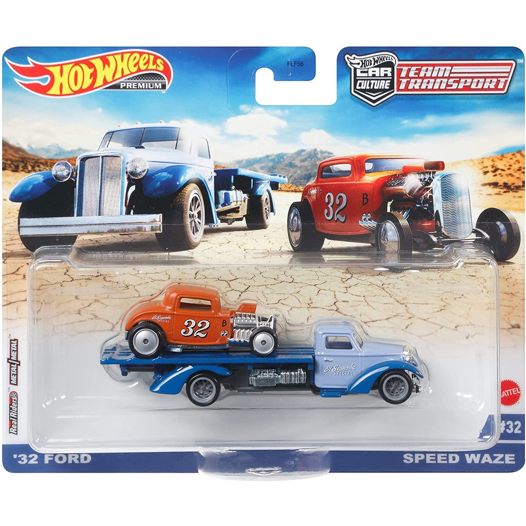 TT32 32 FORD SPEED WAZE Team Transport Premium HW Diecast Hot Wheels Car Culture Hotwheels Mobil