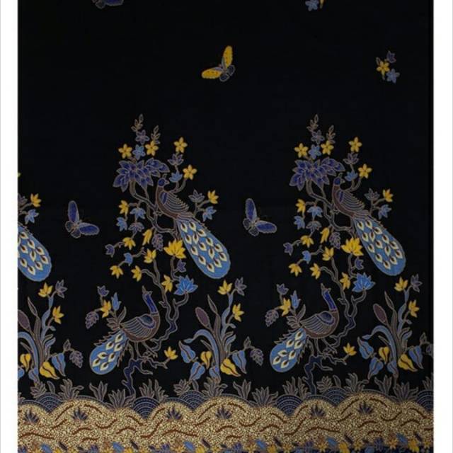 Kain H Santoso Hitam manis 052 hitam biru