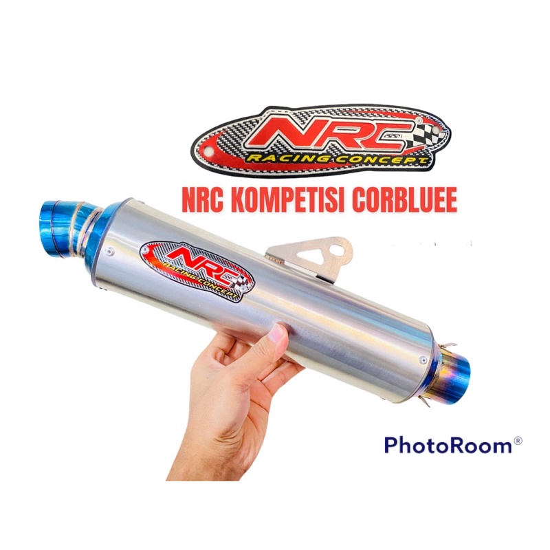 Knalpot NRC KOMPETISI UJUNG BLUE Bukan CTS BSS DPJ DSM