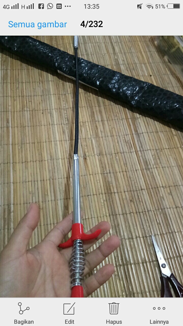 Alat Capitan Pengambil Kotoran Sumbatan Pipa Saluran Wastafel Alat