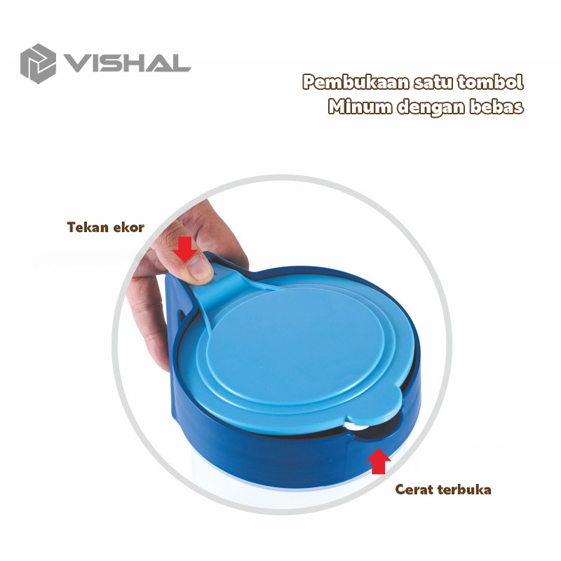 VISHAL 5In1 Eskan Air Minum/Teko Plastik Ceret Air Plastik /Teko Air/Pitcher Water water Jug Infused