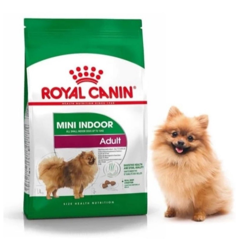 royal canin mini indor adult 3kg makanan anjing mini adult