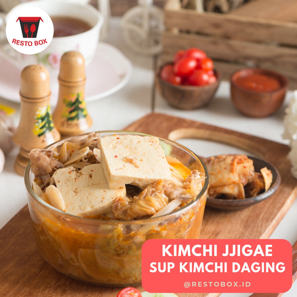 

Kimchi Jjigae / Sup kimchi daging sapi cooking set