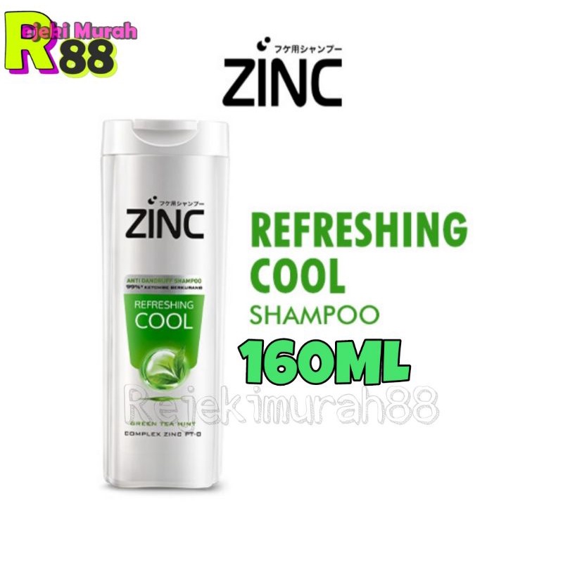 zinc shampo anti ketombe/refreshing cool 160ml