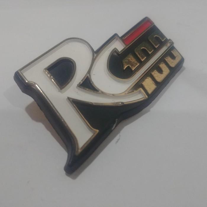 Logo / Emblem Logo Sayap Dek Suzuki Rc100 Bravo Legshield Tebeng Rc 100 Bebek