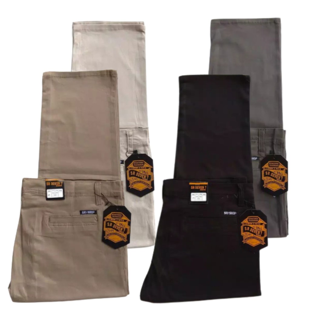 Celana Chino Panjang Pria Chino Distro Premium Best Quality Size 28 sampai 38