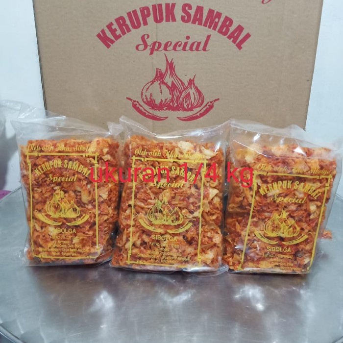 

TERBARU Kerupuk Keripik Sambal Sibolga 250 Gram