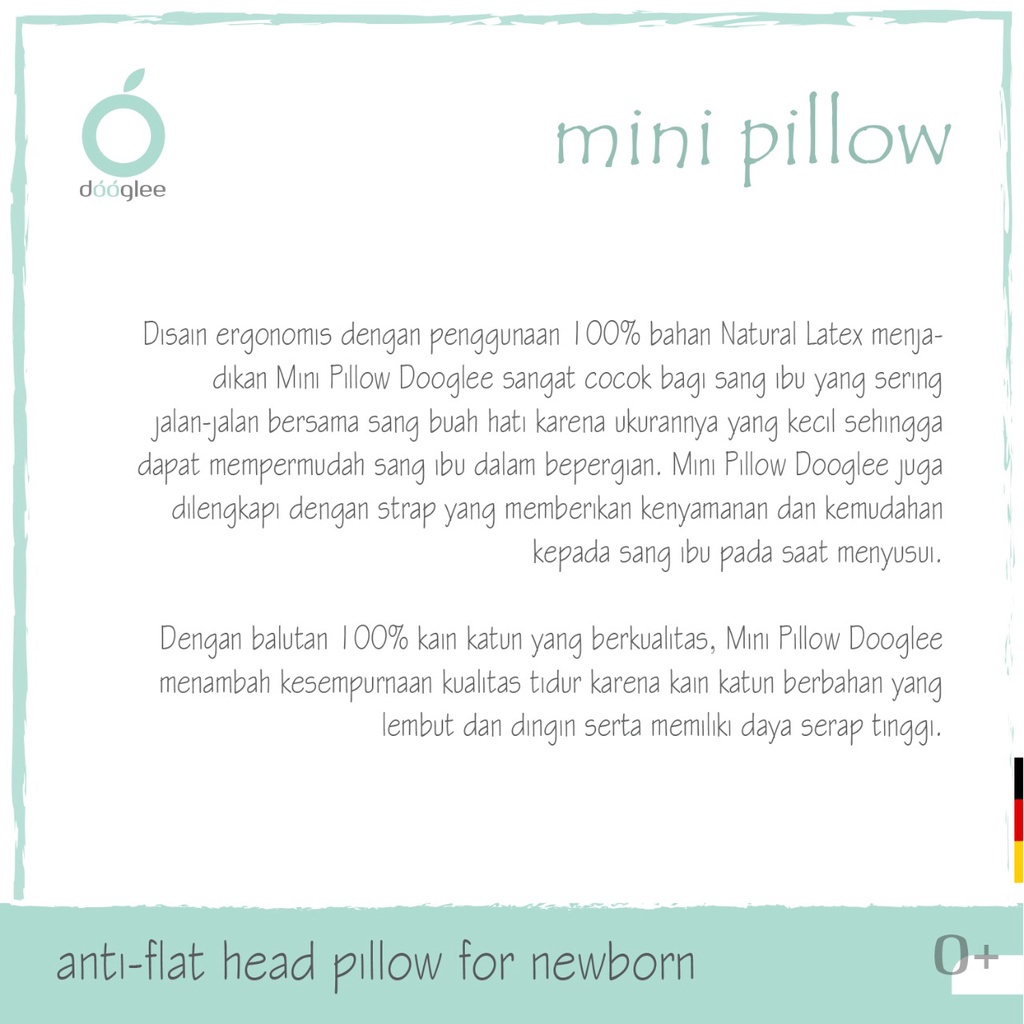 DOOGLEE MINI PILLOW SUPPORT 0M+