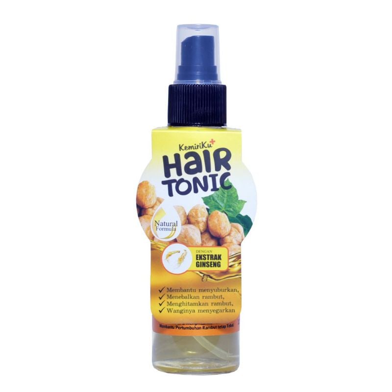Happy Hair Tonic Kemiriku Extract Ginseng 125 ml / Penyubur Rambut Kemiri 125ml Original BPOM