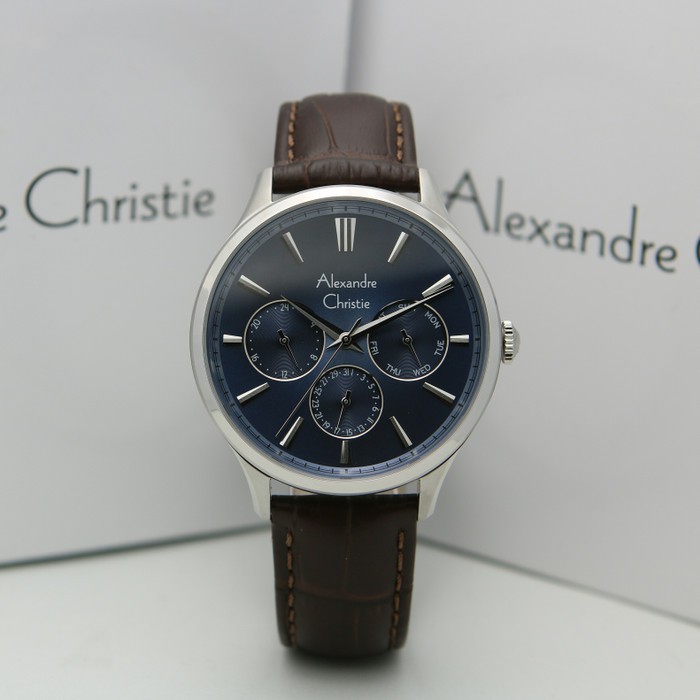 JAM TANGAN PRIA ALEXANDRE CHRISTIE AC 6569 LEATHER ORIGINAL GARANSI RESMI 1 TAHUN