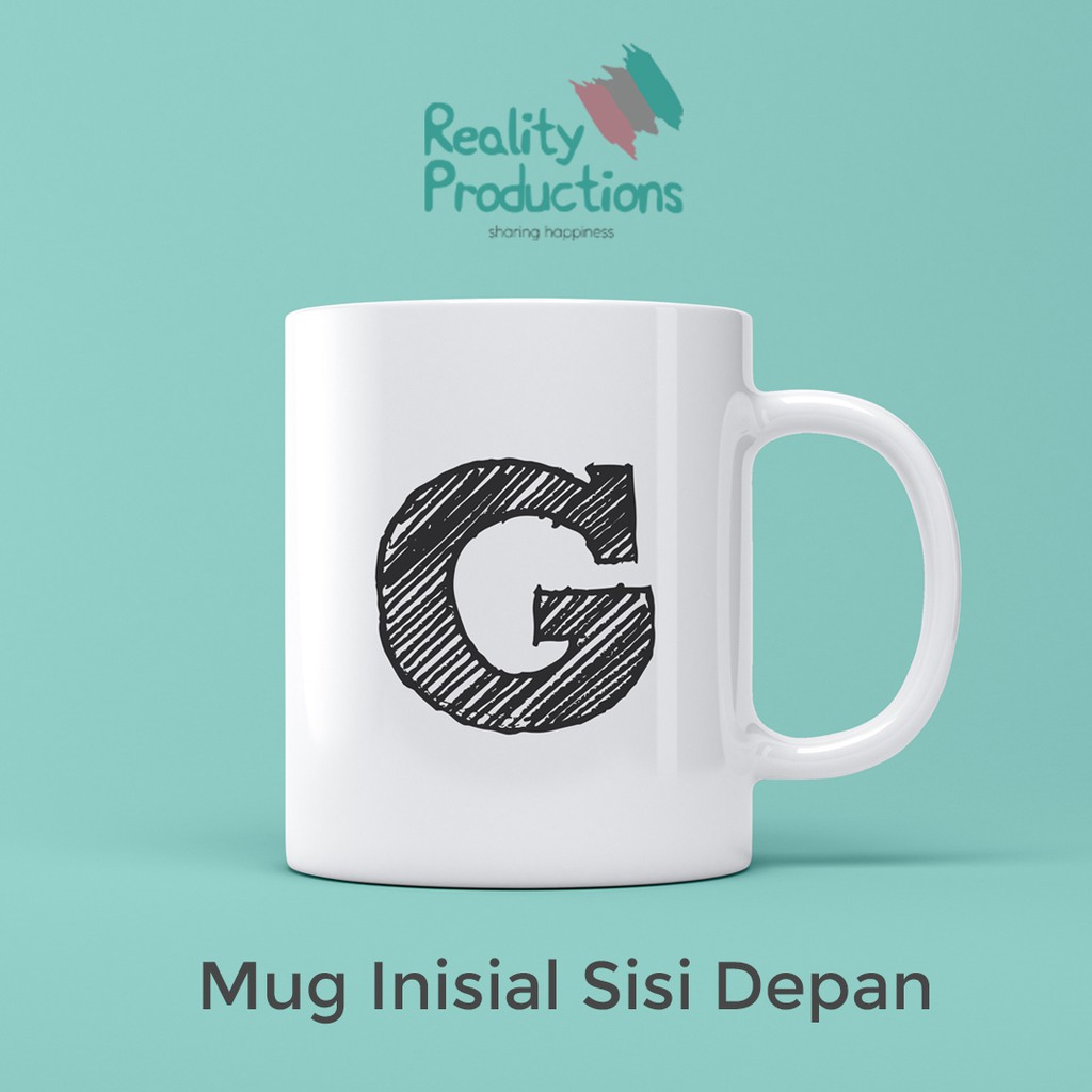 Mug Inisial Nama Custom