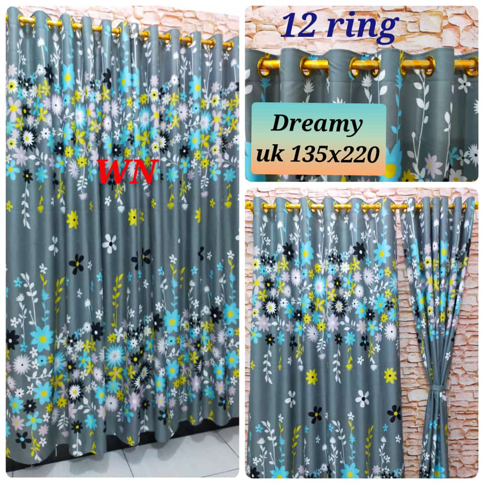 MOTIF BARU!!! Gorden Ring 12 uk 135x220 Hordeng Smokering Besar Homemade