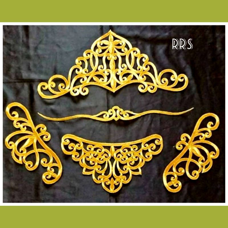 renda bordir siger murah / bordir siger murah / aksesoris tari