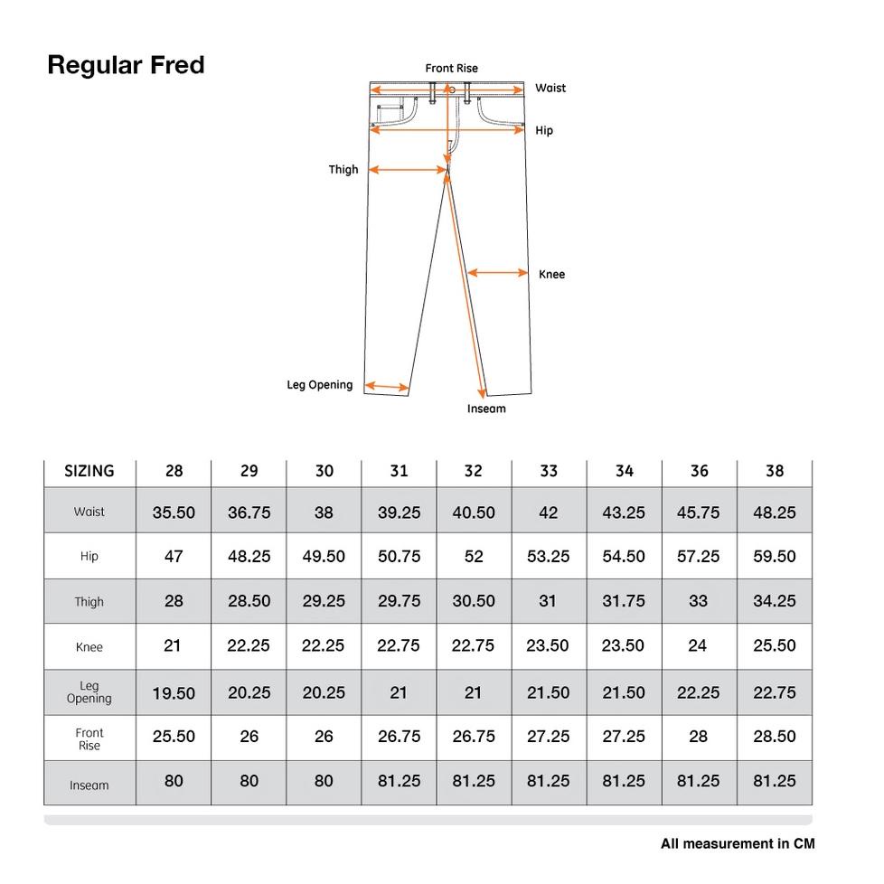 MZM.44232 ‣ Fatigue Denim Pants  - 976
