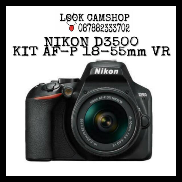 KAMERA DSLR NIKON D3500 D 3500 KIT AF-P 18-55mm VR