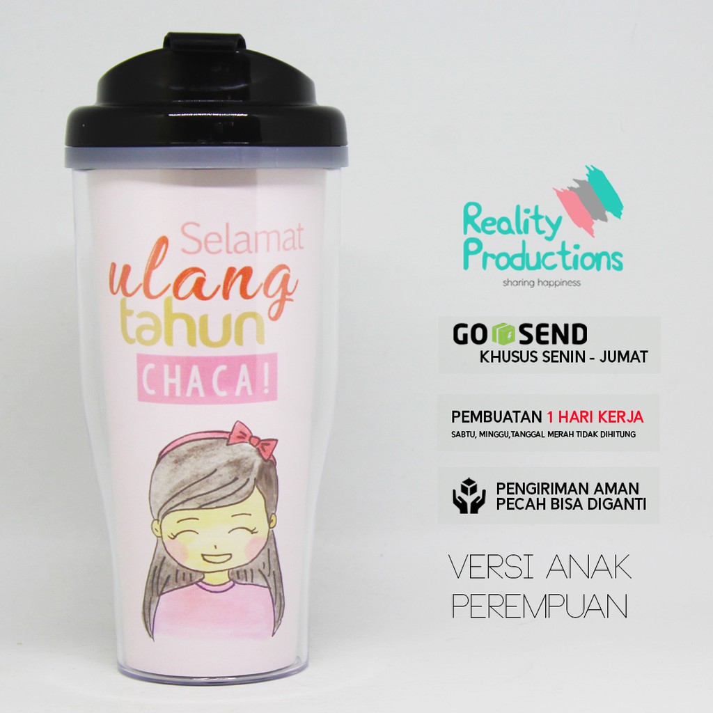 Tumbler Karakter Anak untuk Kado Ulang Tahun