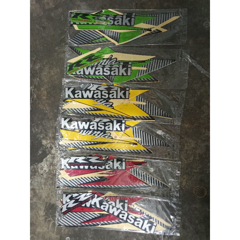 Striping stiker kawasaki ninja RR new 2014