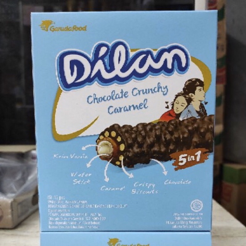 

Dilan Chocolate Crunchy Caramel ISI 12PCS / COKELAT DILAN / Dilan Chocolate Crunchy Caramel MURAH SOLO