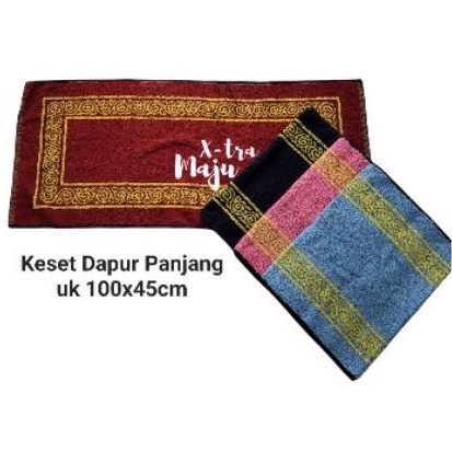 Keset Handuk Super Jumbo / Keset Kaki / Kamar Mandi / Uk 100x40cm Dapur - JUMBO MERESAP