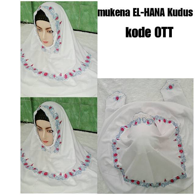 Mukena bordir kudus Asli